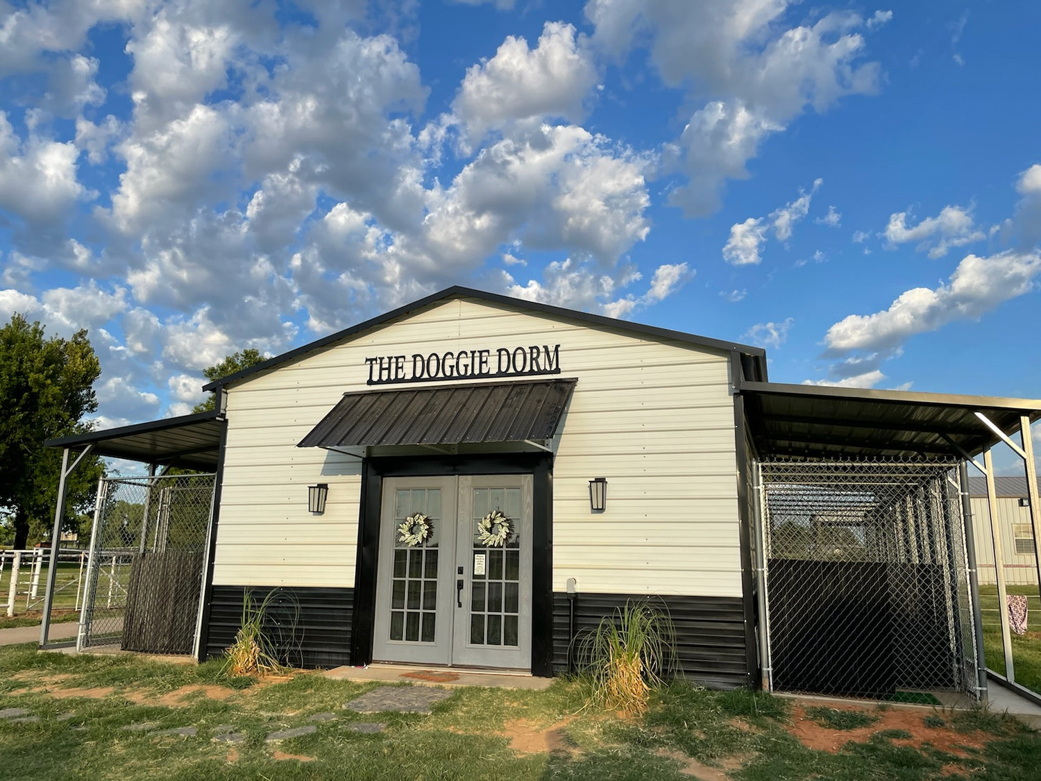 Front of The Doggie Dorm